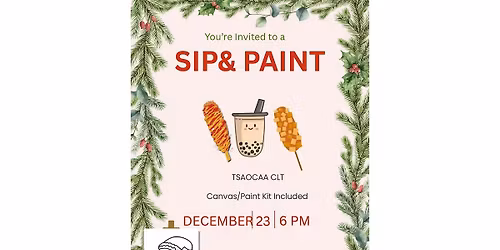 Christmas Sip&Paint