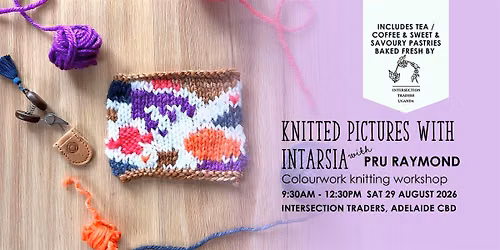 Knitted Pictures with Intarsia: Knitting workshop with Pru Raymond