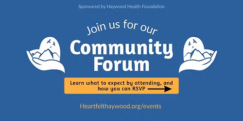 Community Forum | May 28th 
