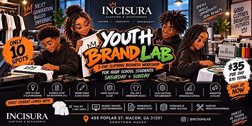 Youth Brand Lab: 2-Day Clothing Business Workshop