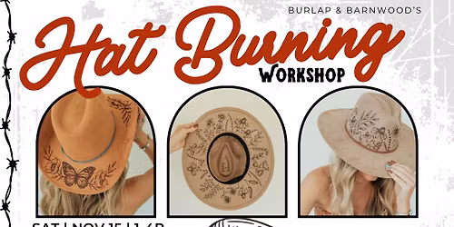 Hat or Tote Burning Workshop at Sturgeon Spirits Oshkosh