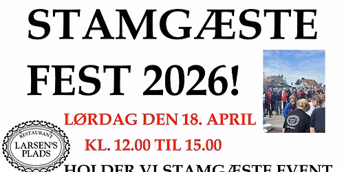 Stamg\u00e6ste Fest 2026 
