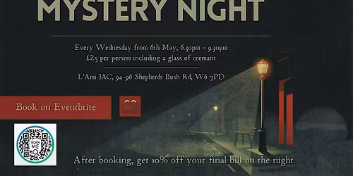 Copy of M**der Mystery Night at L'Ami JAC