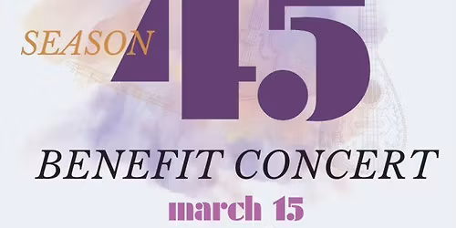 45th Anniversary Benefit Concert
