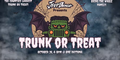 Daytonas Largest Trunk Or Treat Presented by Jeep Beach @ One Daytona