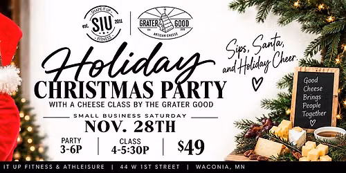 SIU Christmas Party with a Cheese Class & Fun