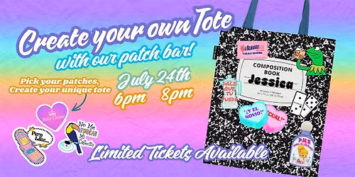 Custom Tote - Personalization Event with Natalie!
