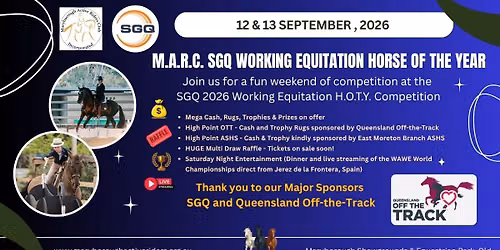 Maryborough Active Riders Club SGQ Working Equitation HOTY Competition