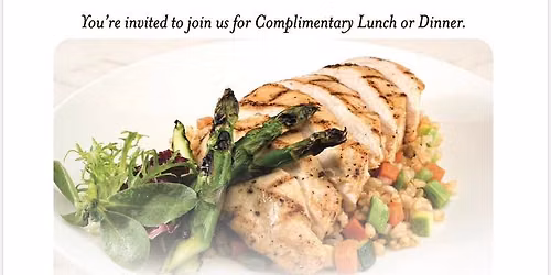 Mills & Mills Complimentary Lunch or Dinner June 16, 2026