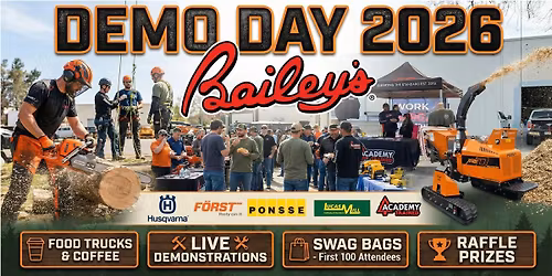 Bailey's Demo Day 2026: The Ultimate Pro Power Event!