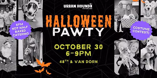 Halloween Pawty + Costume Contest at Urban Hound Dog Park & Bar