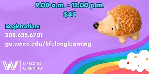 KIDS CAMP: Hand Built Hedgehog