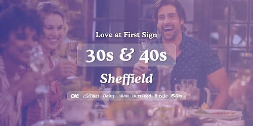 30s &amp; 40s Singles Night at Slug and Lettuce Sheffield | Love at First Sign