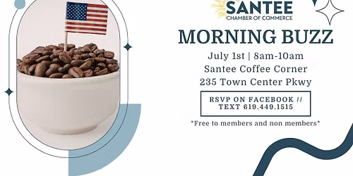 Santee Chamber July 2026 Morning Buzz