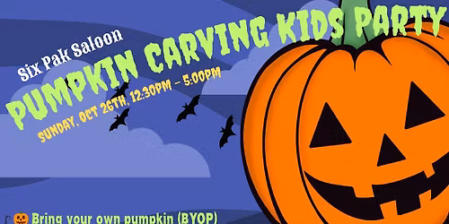 🎃 Six Pak Pumpkin Carving Kids Party 🎃