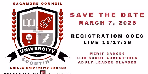 University of Scouting at Indiana University Kokomo presented by IU Health