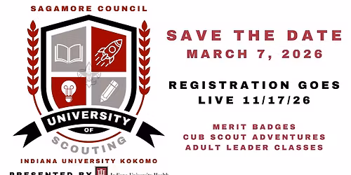 University of Scouting at Indiana University Kokomo presented by IU Health