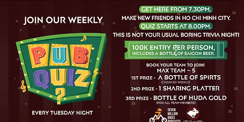 Weekly Pub Quiz - PVC 