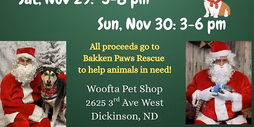 Pet Photos With Santa!