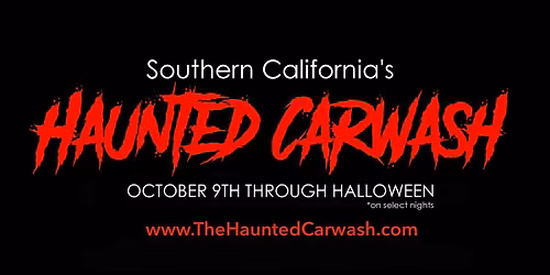 The Haunted Car Wash in Montclair