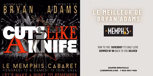 CUTS LIKE A KNIFE | LE MEILLEUR DE BRYAN ADAMS
