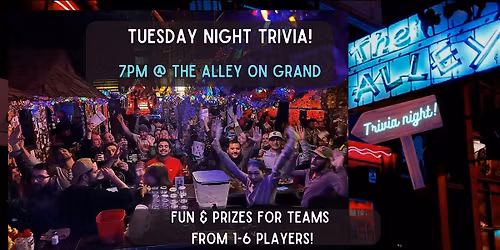 Tuesday Night Trivia at the Alley