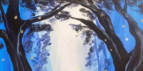 Fantasy Forest Paint and Sip in El Segundo drink included