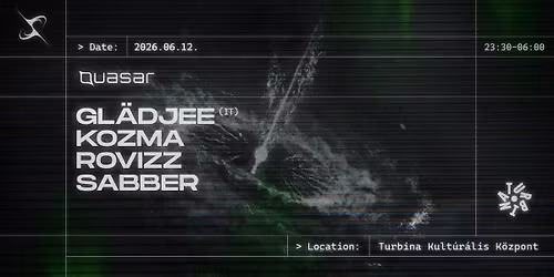 QUASAR @TURBINA CLUBROOM: GL\u00c4DJEE (IT), KOZMA, ROVIZZ, SABBER