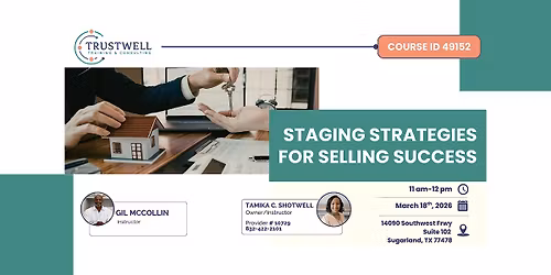 Staging Strategies for Seling Success