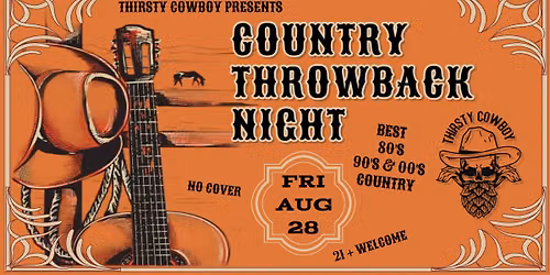 COUNTRY THROWBACK NIGHT