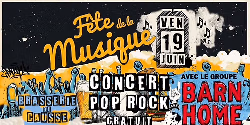FETE DE LA MUSIQUE CONCERT POP ROCK