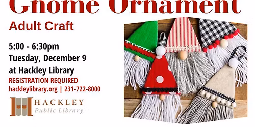 Gnome Ornament - Adult Craft