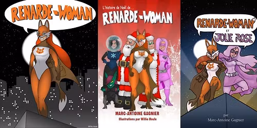 Renarde-woman au Salon de No\u00ebl de Saint-Albert 2025