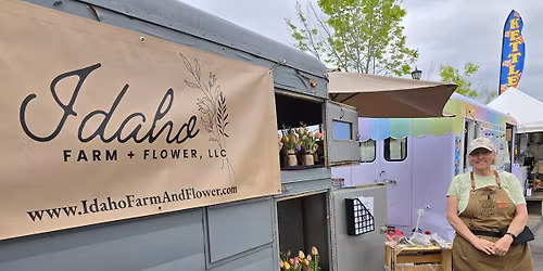 The Flower Trailer at Nampa Farmers Market