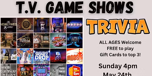 T.V. Game Shows Trivia!
