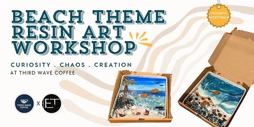 BEACH THEME RESIN ART WORKSHOP