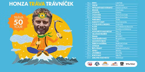 Honza Tr\u00e1va Tr\u00e1vn\u00ed\u010dek | Tr\u00e1va 50 tour | Praha