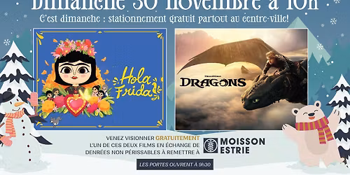 Projections spéciales pour Moisson Estrie 