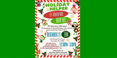 PARENTS HOLIDAY HELPER DROP OFF!