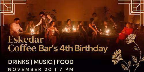Eskedar Coffee Bar's 4th Anniversary Party: The Roaring 20s
