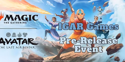 IGAR Games: Magic the Gathering Pre-Release Event Avatar: The Last Airbender