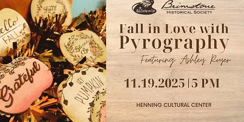 Fall in Love with Pyrography: Art Workshop