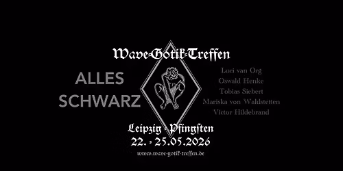 ALLES SCHWARZ sind Luci van Org, Oswald Henke, Tobias Siebert, Mariska von Waldstetten & Victor H.
