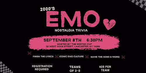 Emo Nostalgia Trivia Night!