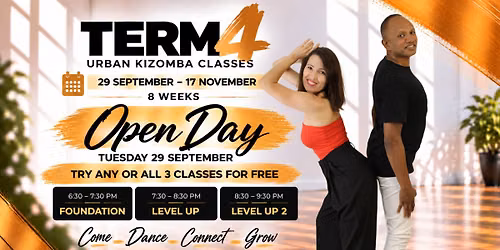 URBAN KIZOMBA | FREE OPEN DAY + TERM 4 CLASSES