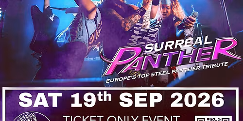 TICKET ONLY | NOT BLINK 182 & SURREAL PANTHER