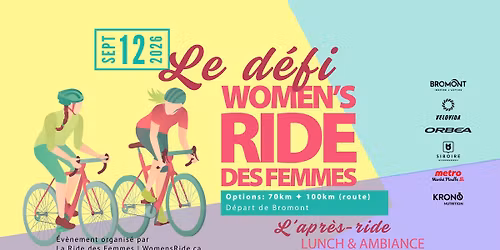 Le D\u00c9FI de la Ride des Femmes