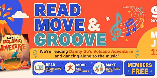 Danny Go's Volcano Adventure: Read Move & Groove