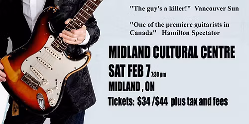 Jack de Keyzer Feb 7 Midland Cultural Centre