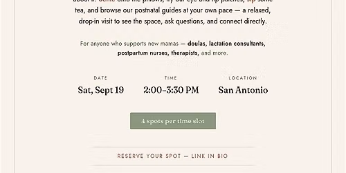 Sip, See, Settle-for doulas, lactation, midwives and more!